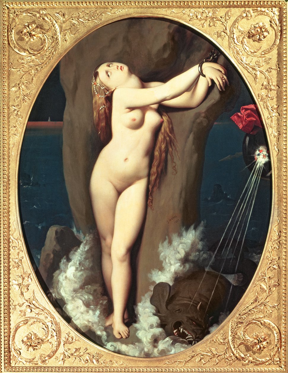 Angelika v řetězech, 1859 od Jean Auguste Dominique Ingres