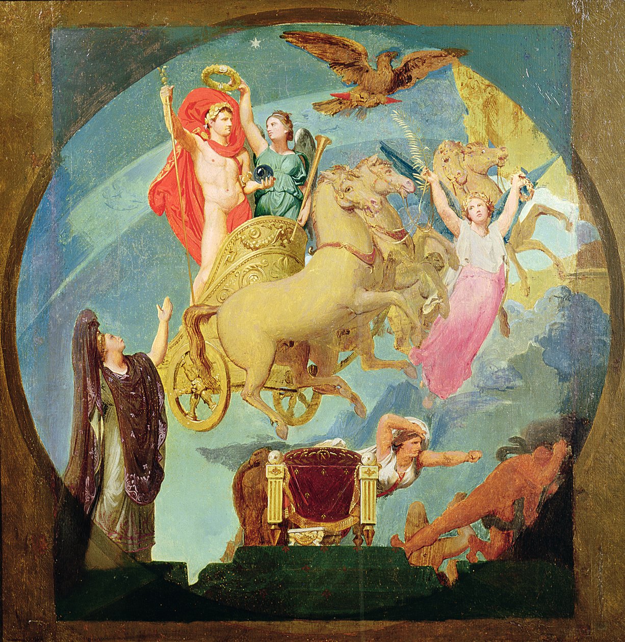 Apoteóza Napoleona I. (1769-1821) 1853 (podrobnosti viz 429032) od Jean Auguste Dominique Ingres