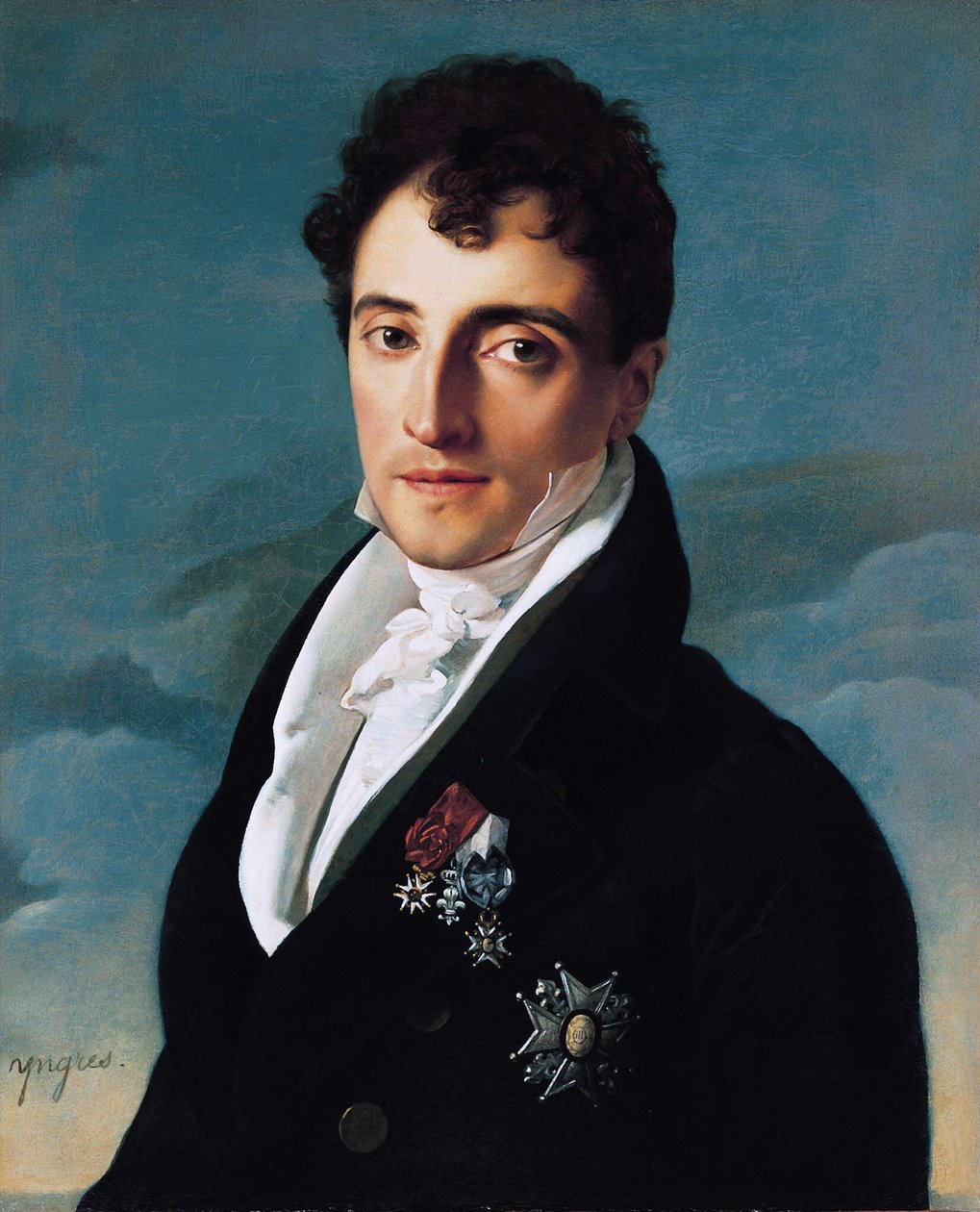Baron Joseph-Pierre Vialetès de Mortarieu od Jean Auguste Dominique Ingres