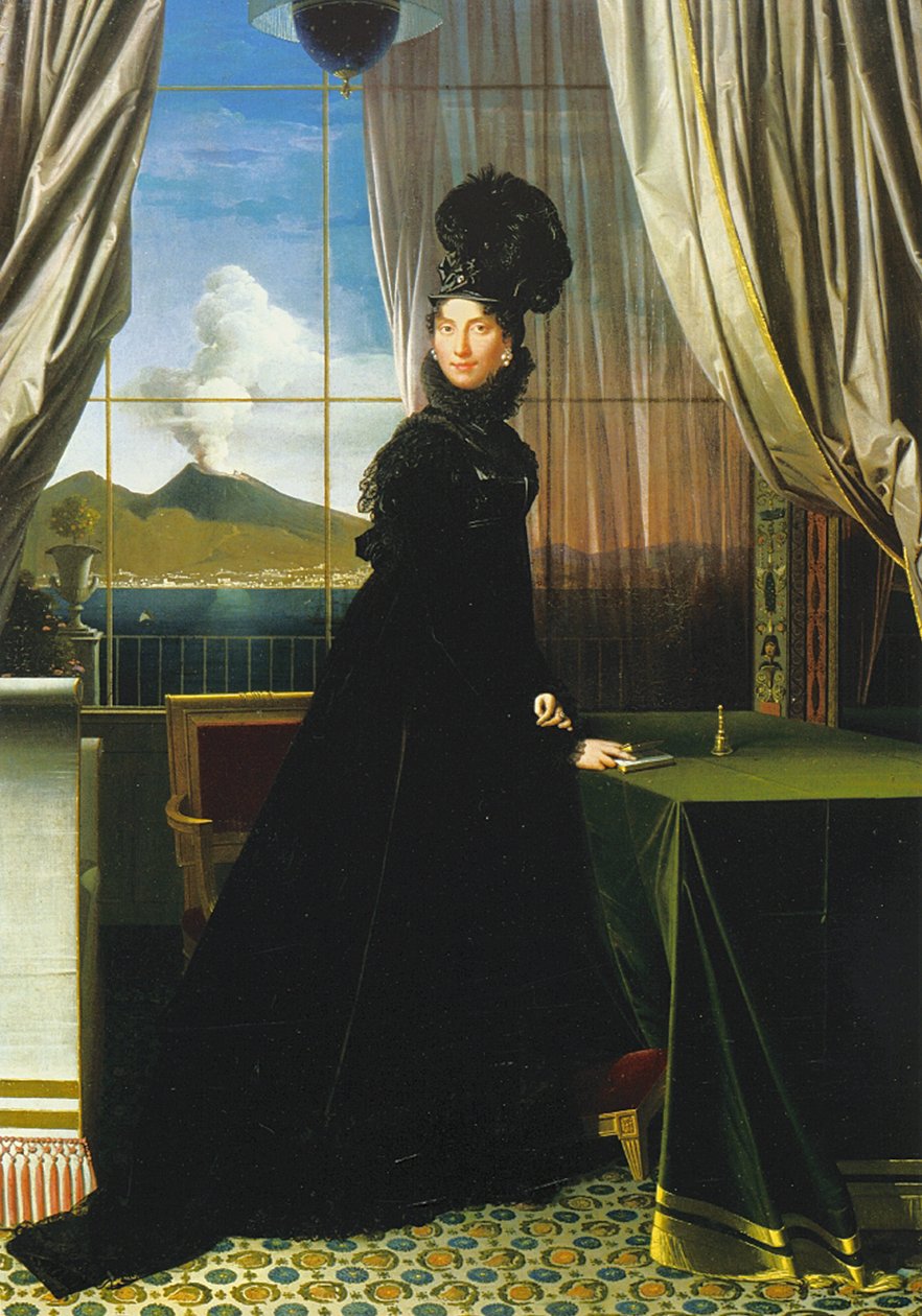 Caroline Murat, královna Neapole, 1814 od Jean Auguste Dominique Ingres