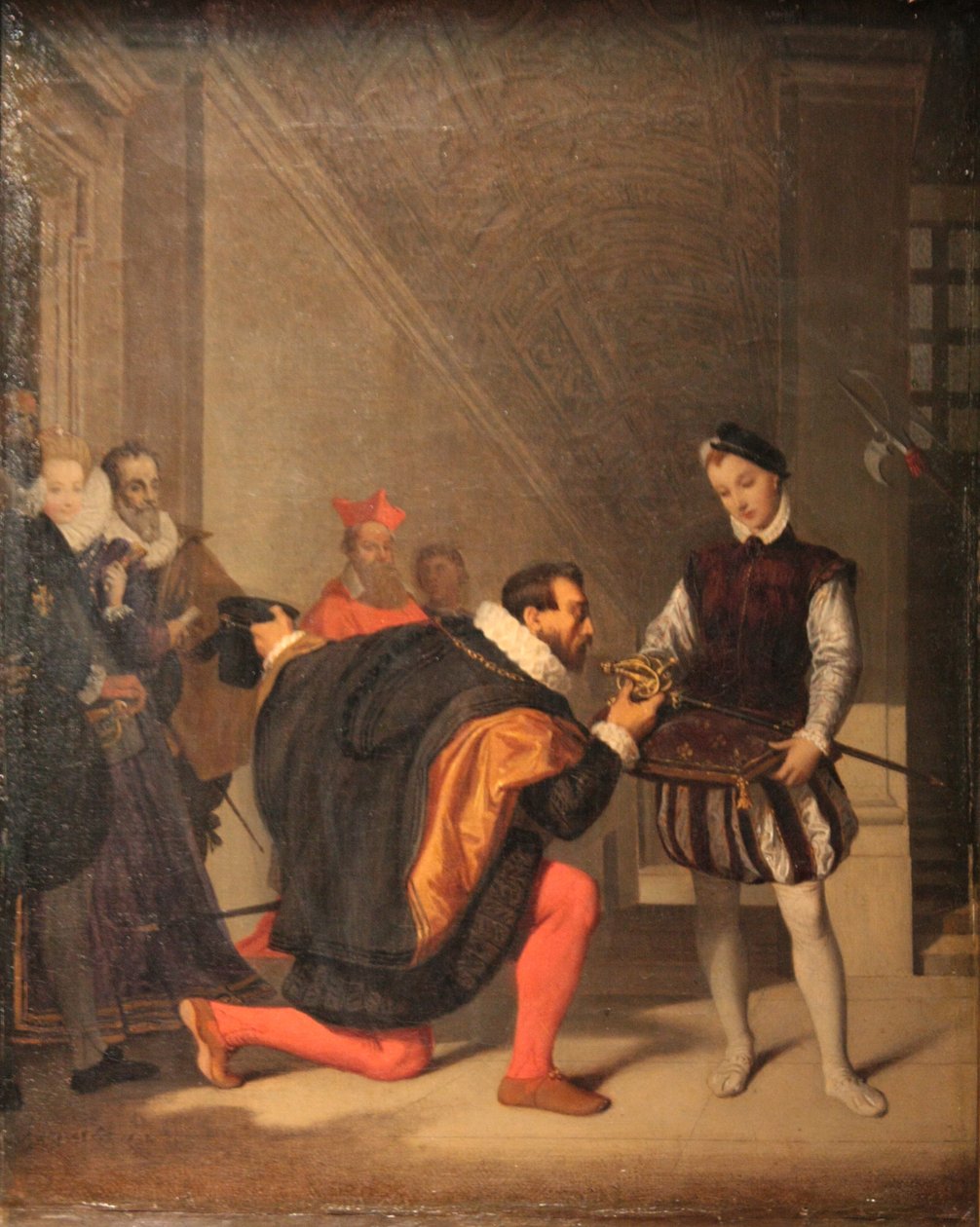 Don Pedro z Toleda líbal meč Jindřicha IV od Jean Auguste Dominique Ingres
