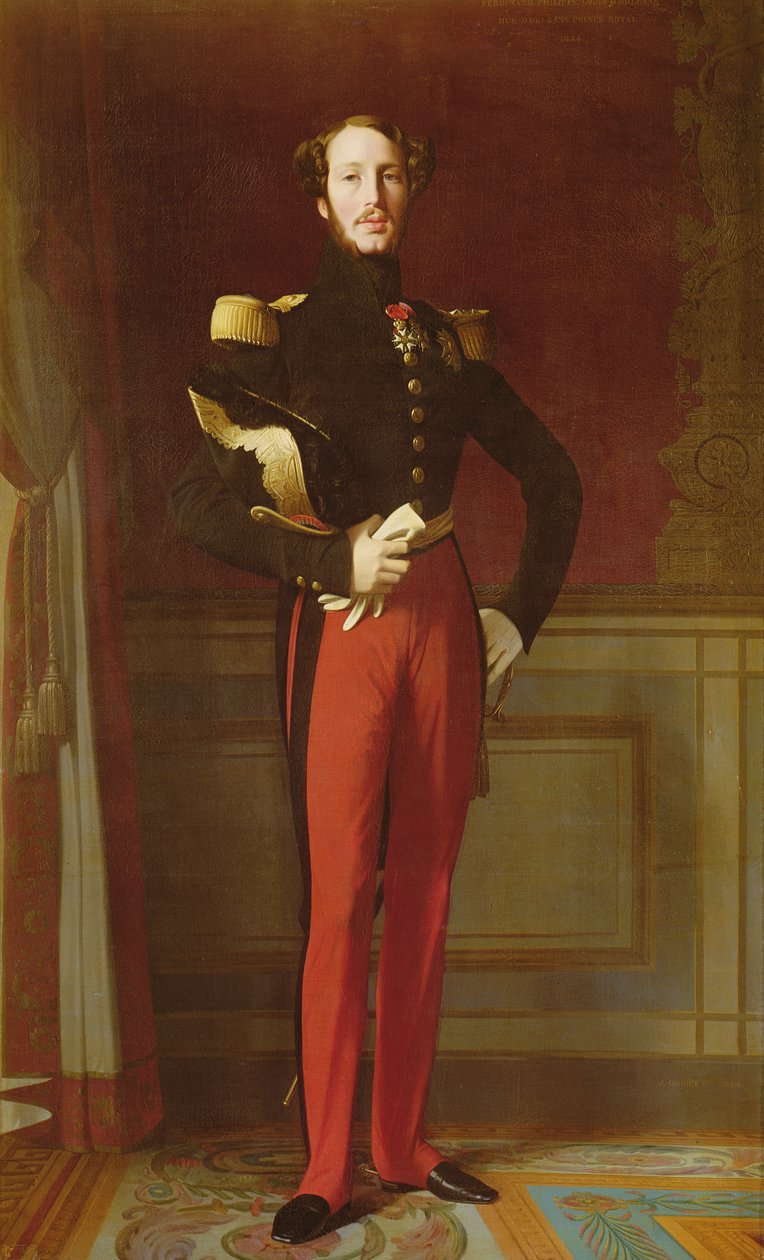 Ferdinand-Philippe (1810-42) vévoda z Orleans v Palais des Tuileries, 1844 od Jean Auguste Dominique Ingres