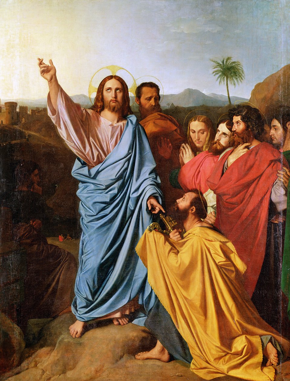 Ježíš vrací klíče svatému Petrovi, 1820 od Jean Auguste Dominique Ingres