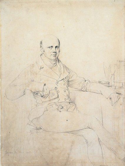 John Russell, šestý vévoda z Bedfordu od Jean Auguste Dominique Ingres