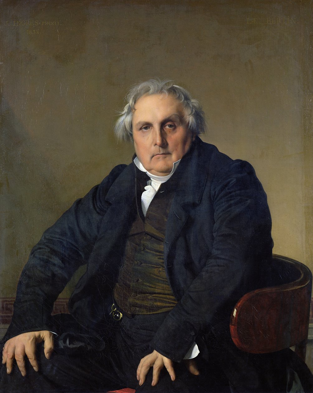 Louis-Francois Bertin (1766-1841) 1832 od Jean Auguste Dominique Ingres