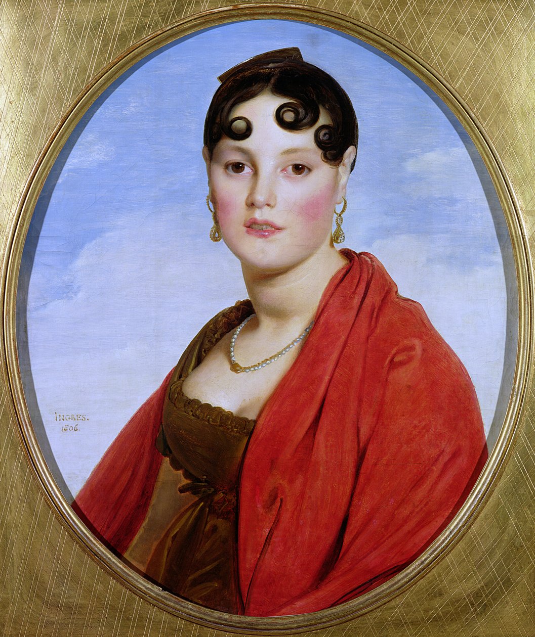 Portrét Madame Aymon, nebo La Belle Zelie, 1806 od Jean Auguste Dominique Ingres
