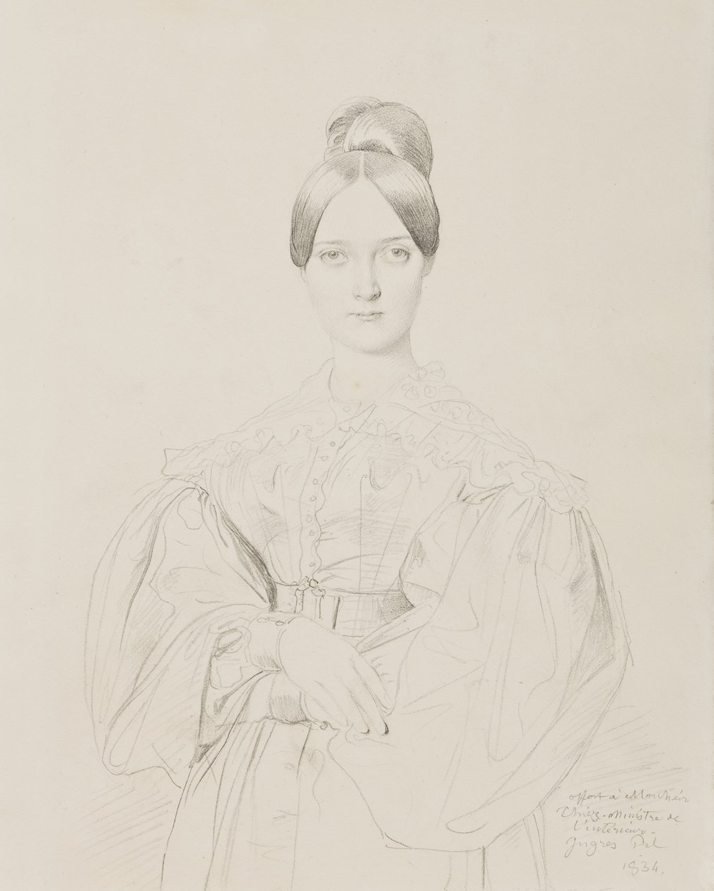 Portrét Madame Thiers, 1834 od Jean Auguste Dominique Ingres