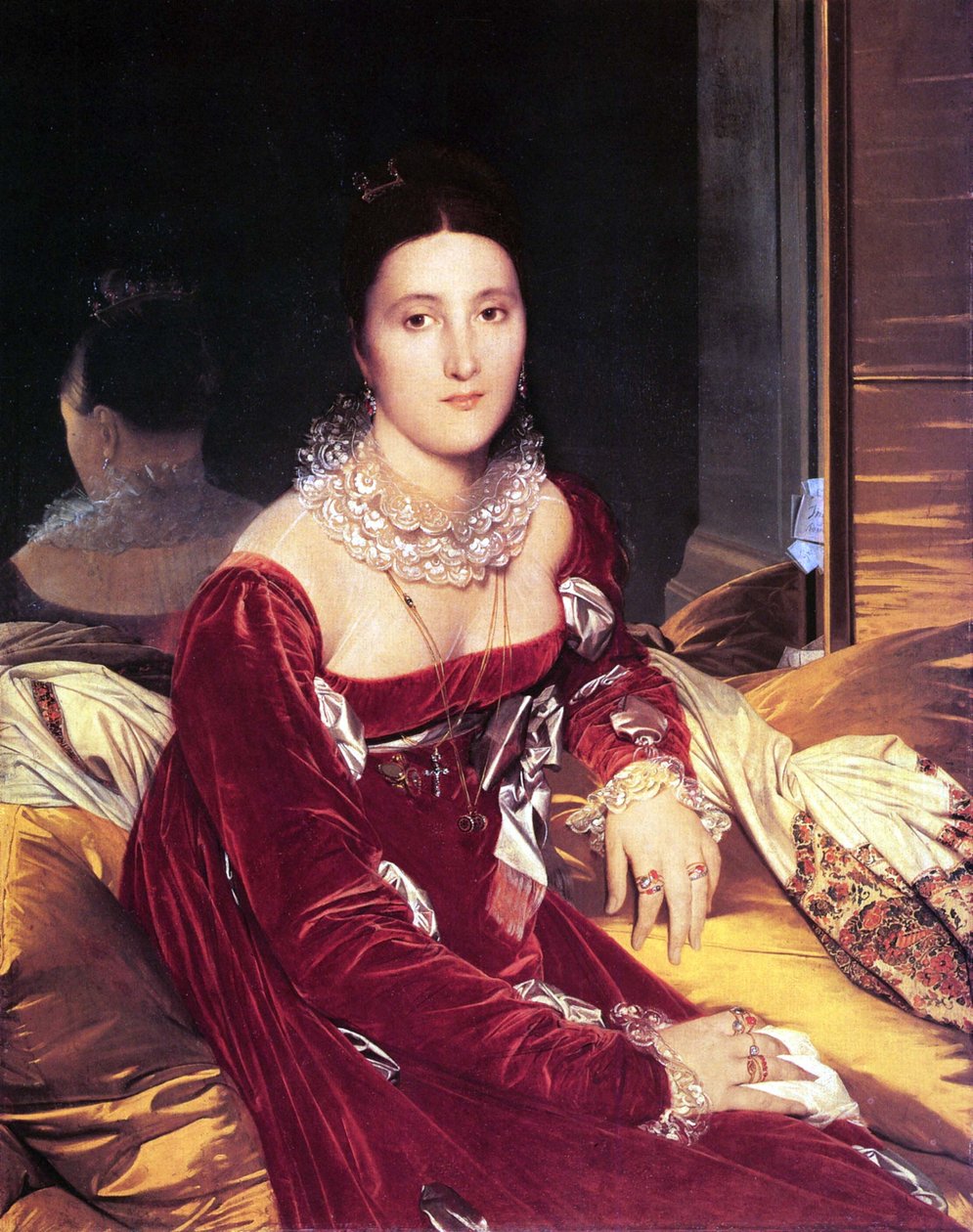 Portrét paní de Senonnes od Jean Auguste Dominique Ingres