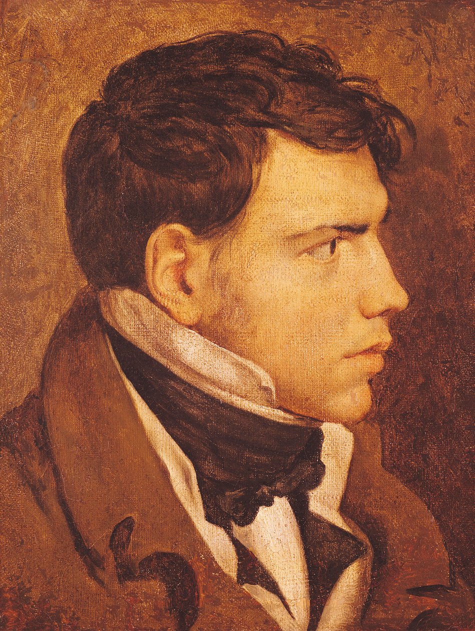 Portrét mladého muže od Jean Auguste Dominique Ingres