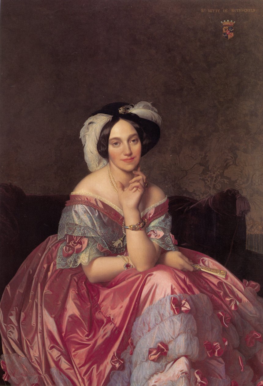 Portrét barona Jamese de Rothschilda od Jean Auguste Dominique Ingres