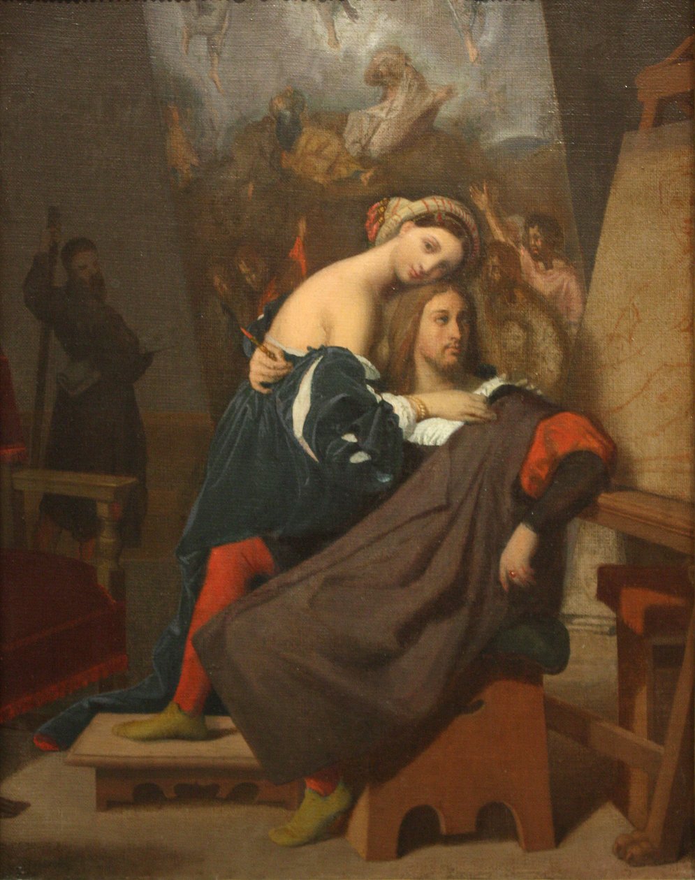 Rafael a pekařova dcera od Jean Auguste Dominique Ingres