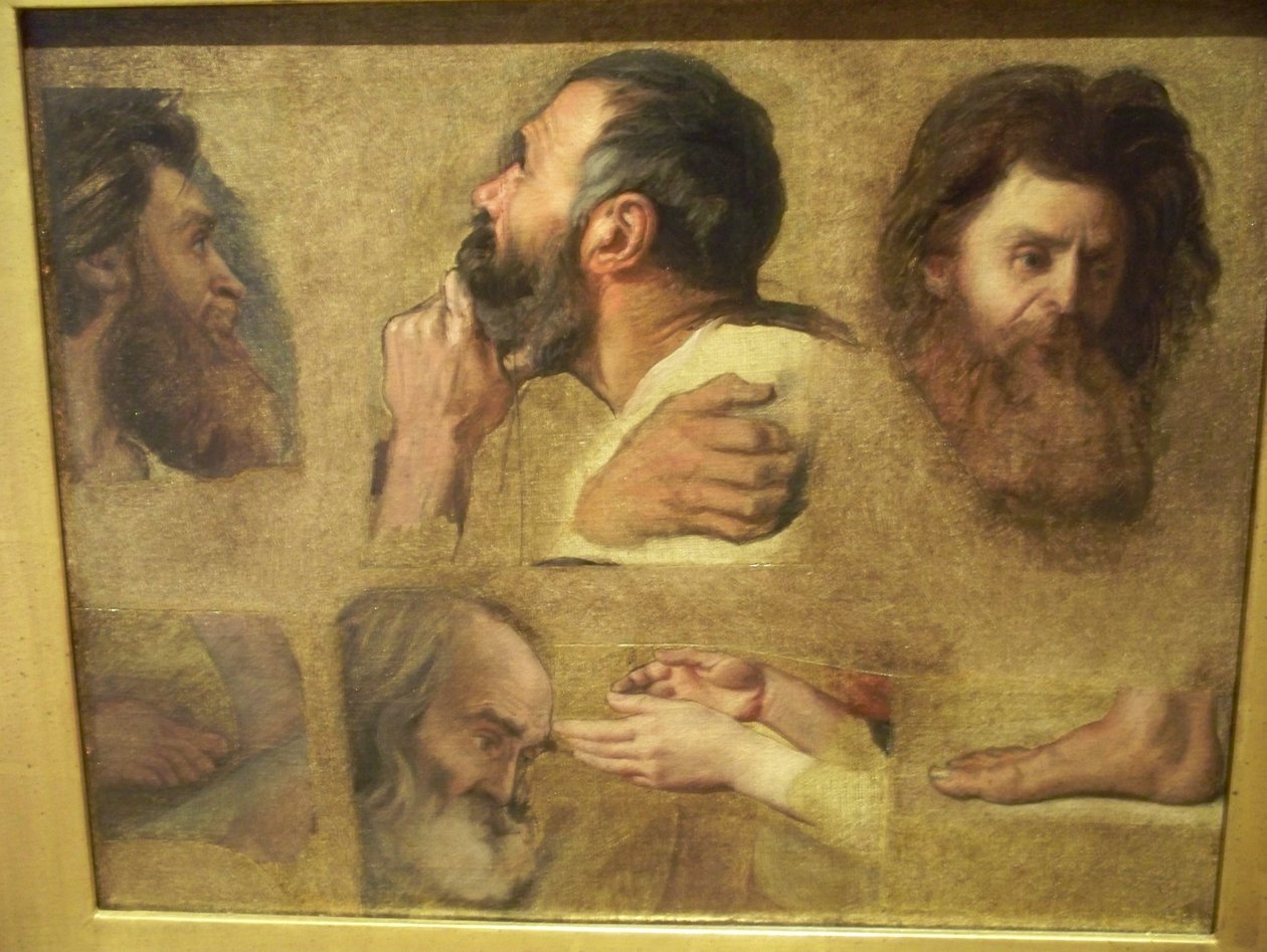 Studie pro Ježíše mezi doktory od Jean Auguste Dominique Ingres