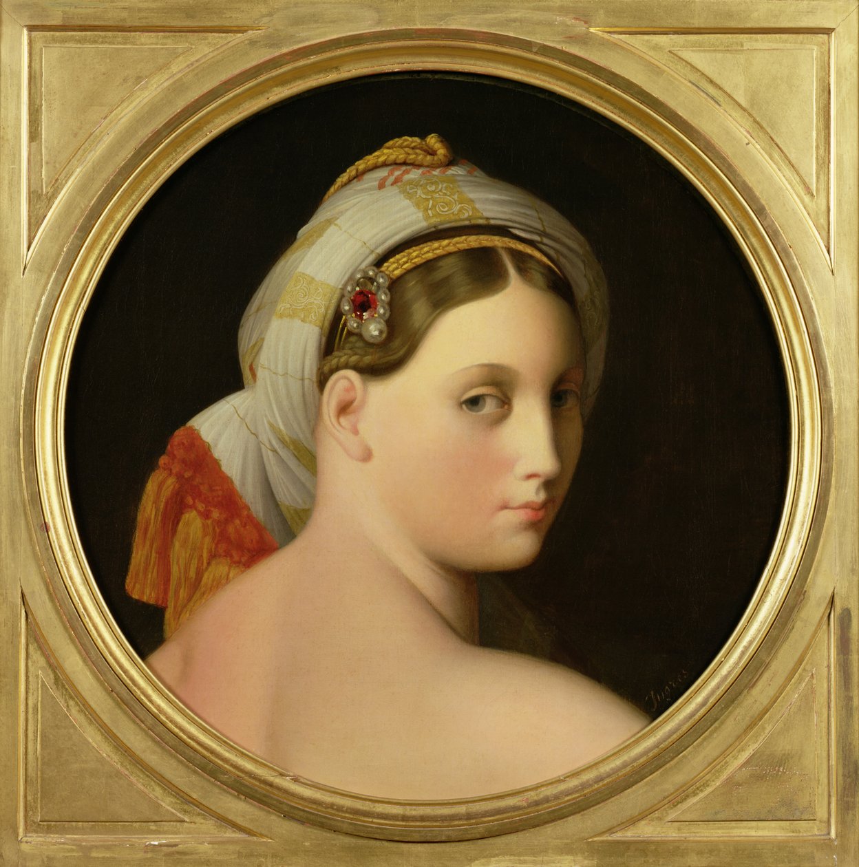 Studujte na Odalisque od Jean Auguste Dominique Ingres