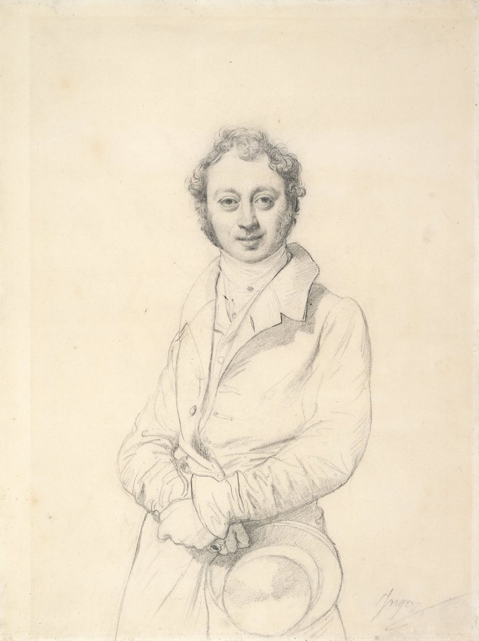 Archeolog Désiré-Raoul Rochette, c. 1830 od Jean Auguste Dominique Ingres