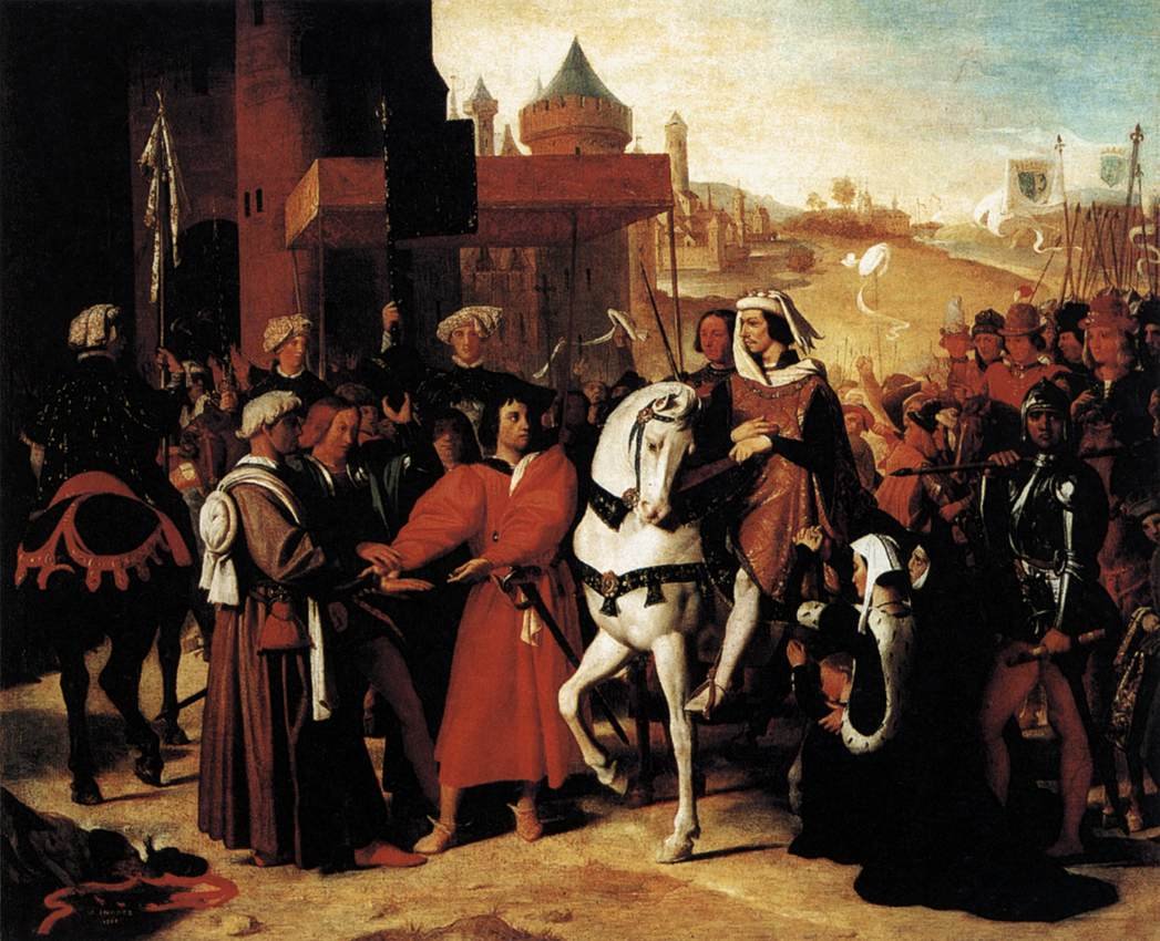 Vstup budoucího Karla V. od Jean Auguste Dominique Ingres