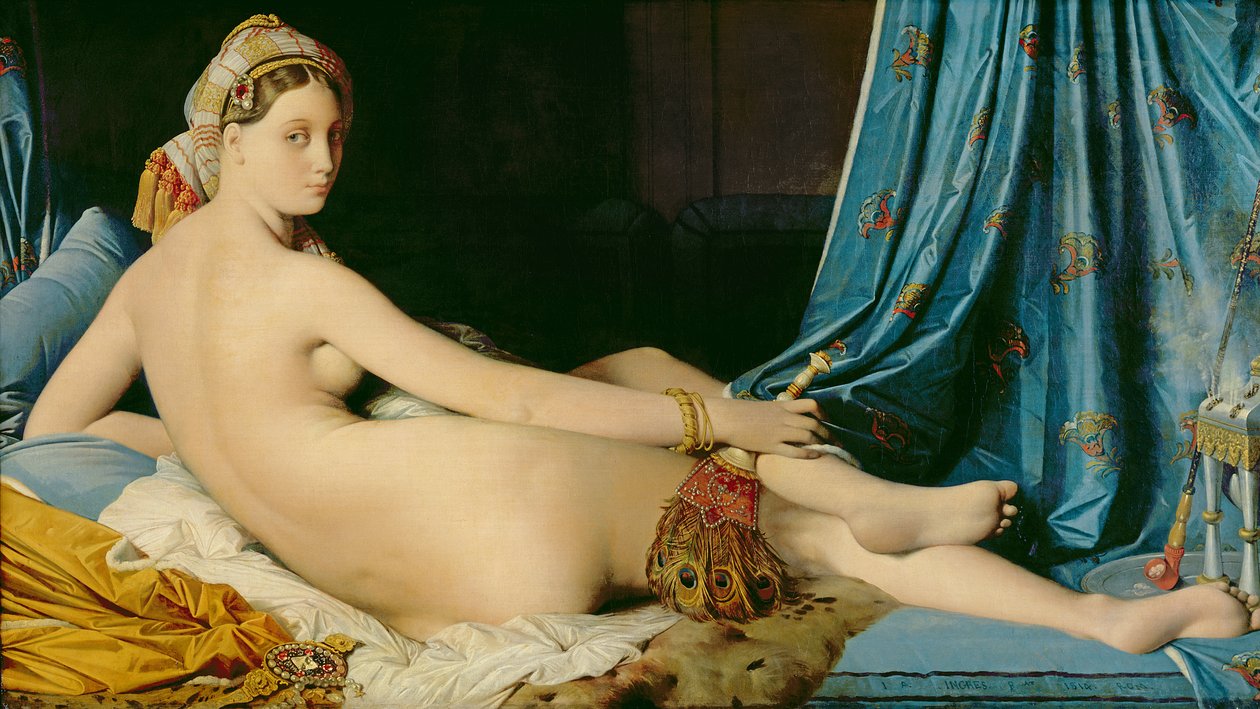 Grande Odalisque od Jean Auguste Dominique Ingres