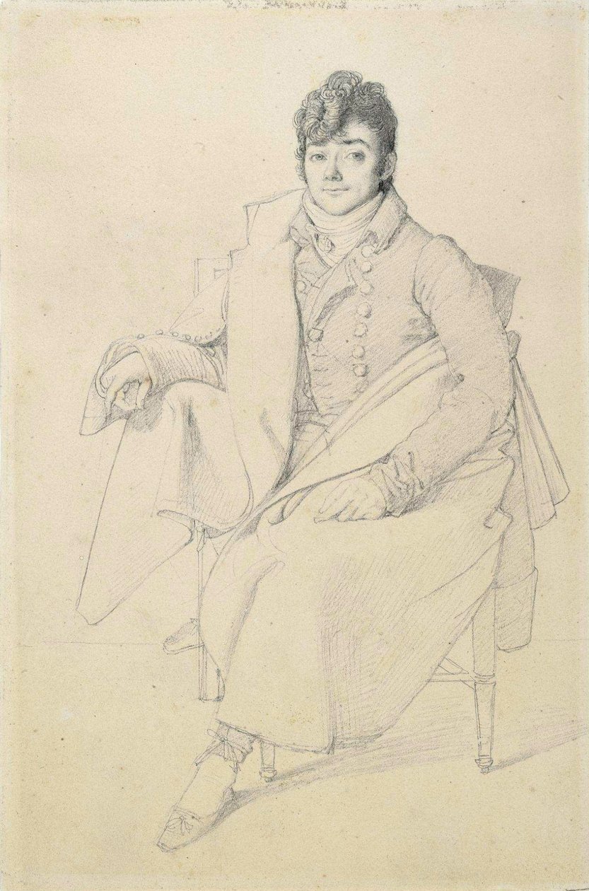 Sochař Charles Dupaty od Jean Auguste Dominique Ingres