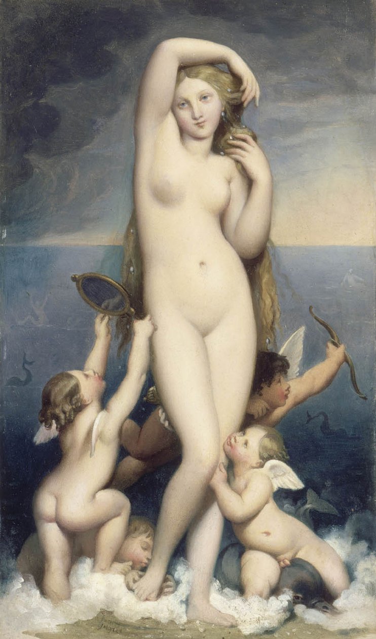 Venuše Anadyomène od Jean Auguste Dominique Ingres