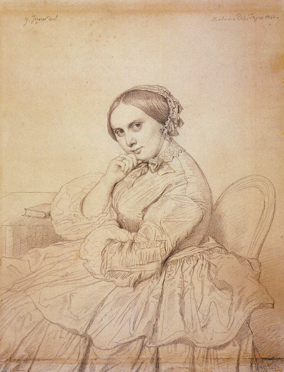 portrét Delphine Ramel od Jean Auguste Dominique Ingres