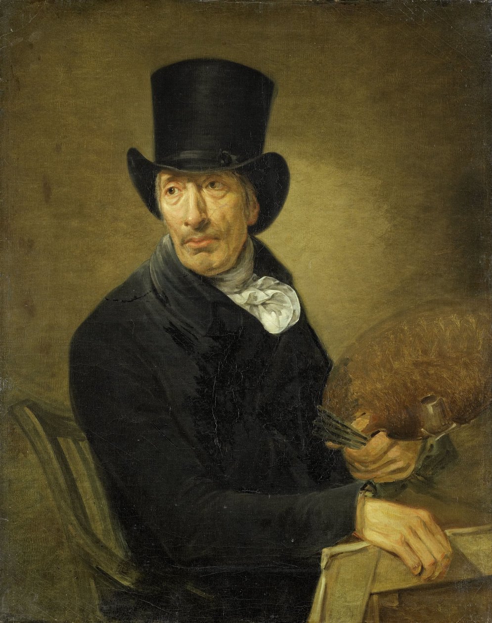 Portrét malíře Pietera Barbiera od Jean Augustin Daiwaille