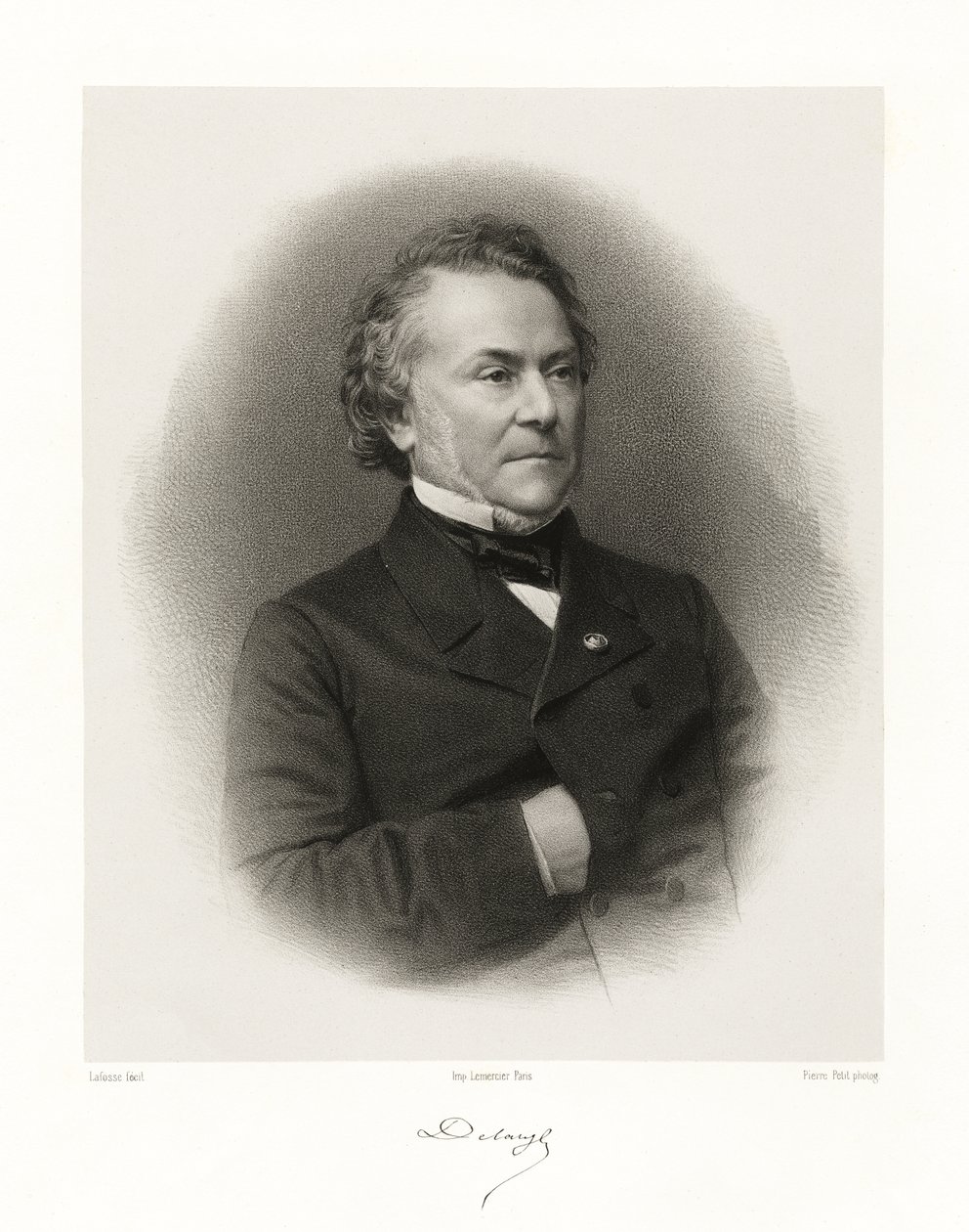 Claude Alphonse Delangle, 1865-66 od Jean Baptiste Adolphe Lafosse