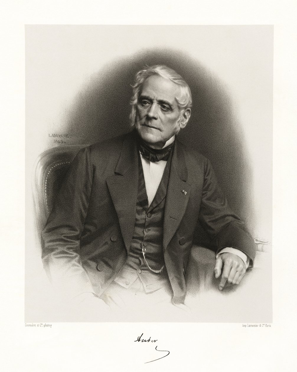 Daniel François Esprit Auber, 1865-66 od Jean Baptiste Adolphe Lafosse