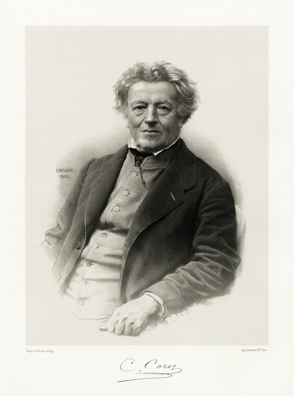 Jean Baptiste Camille Corot, 1865-66 od Jean Baptiste Adolphe Lafosse