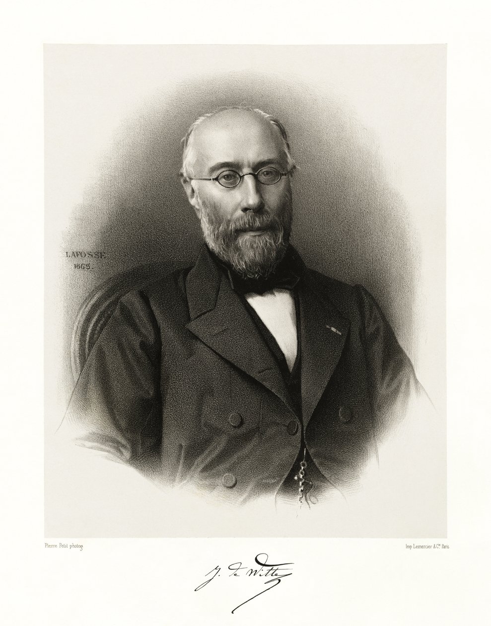 Jean Joseph Antoine Marie, baron de Witte, 1865-66 od Jean Baptiste Adolphe Lafosse