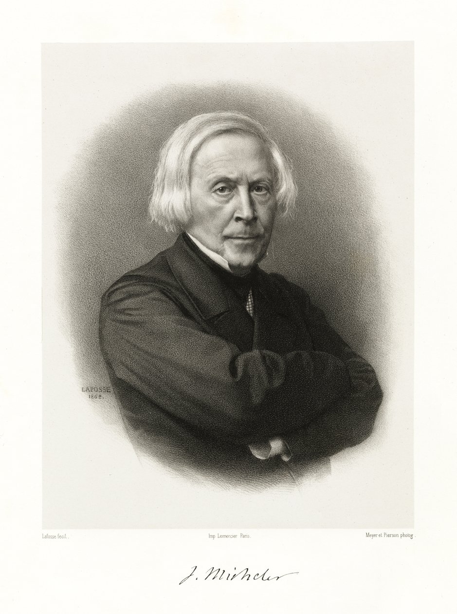 Jules Michelet, 1865-66 od Jean Baptiste Adolphe Lafosse