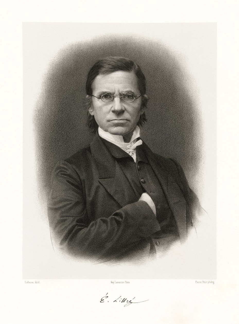 Maximilien Paul Émile Littré, 1865-66 od Jean Baptiste Adolphe Lafosse