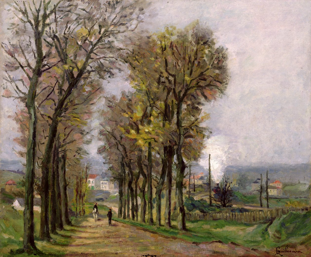 Krajina na Ile de France, c.1878 od Jean Baptiste Armand Guillaumin