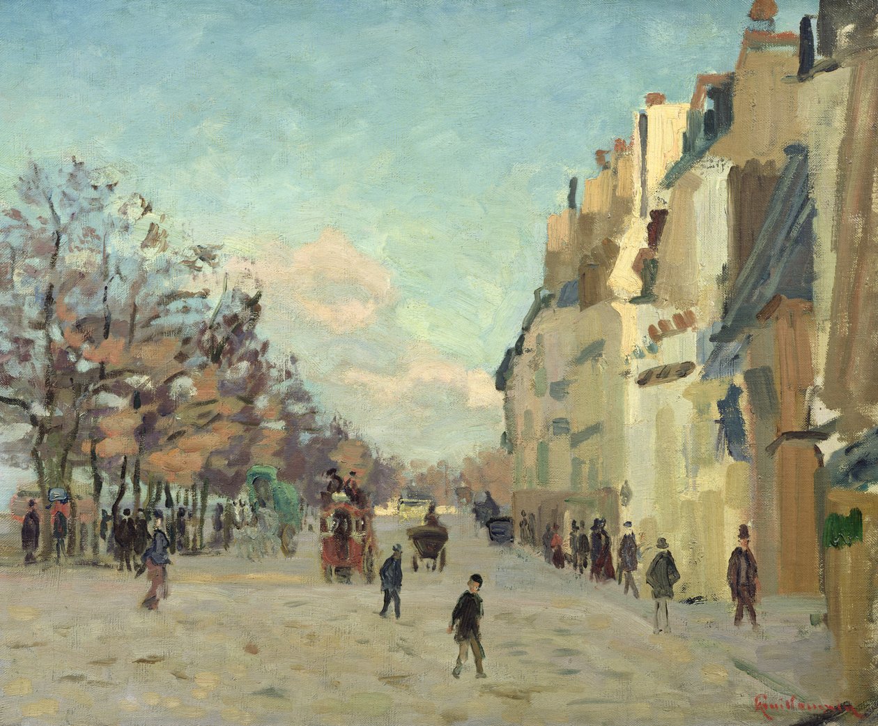 Paříž, Quai de Bercy, Sněhový efekt, c.1873-74 od Jean Baptiste Armand Guillaumin