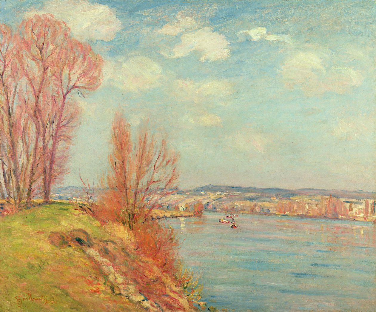 Zátoka a řeka, 1901 od Jean Baptiste Armand Guillaumin