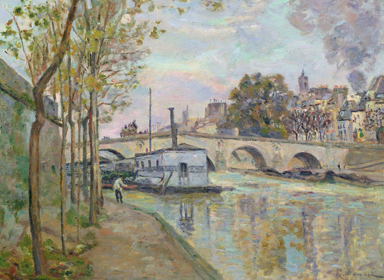 Seina v Paříži od Jean Baptiste Armand Guillaumin