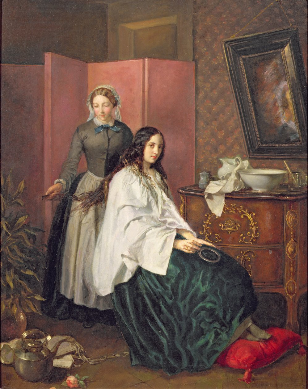 Česání vlasů My Lady od Jean Baptiste Beranger