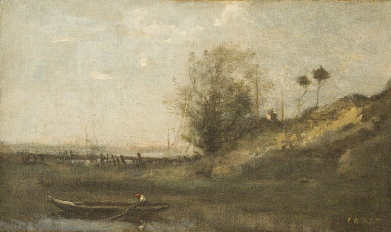 Normanův kůl od Jean Baptiste Camille Corot
