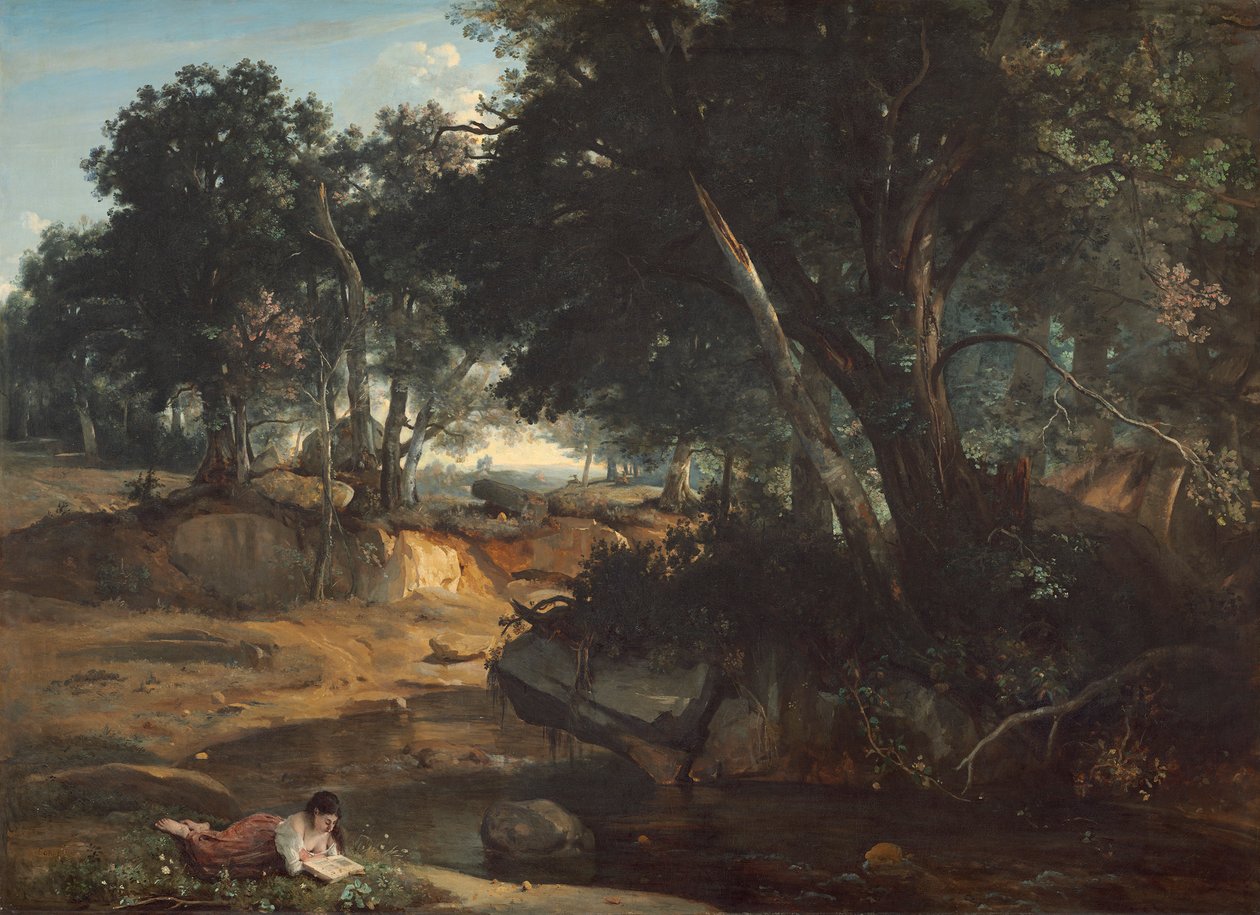 Forest of Fontainebleau, 1834 od Jean Baptiste Camille Corot