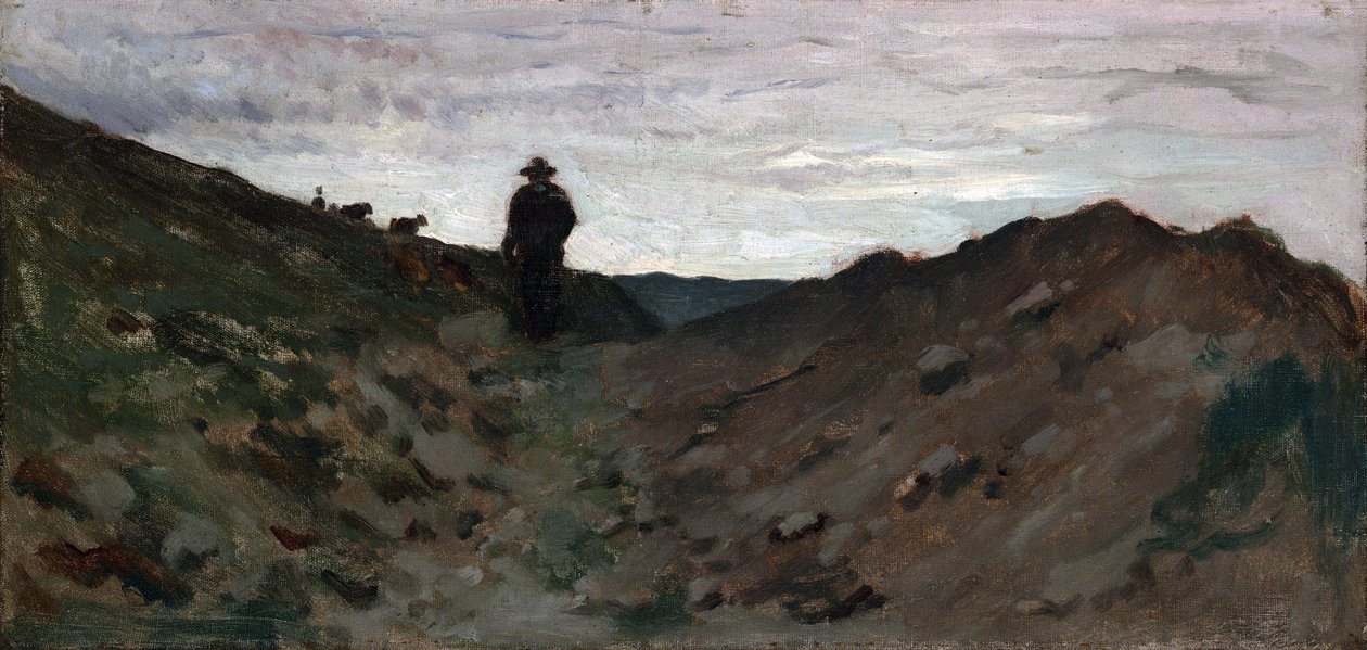 Krajina s postavou od Jean Baptiste Camille Corot