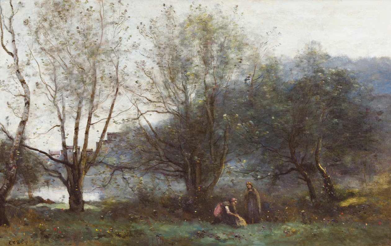 Městské rybníky Avray od Jean Baptiste Camille Corot