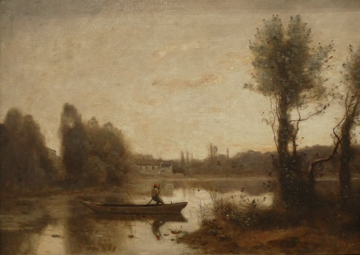 Jezero Ville dAvray od Jean Baptiste Camille Corot
