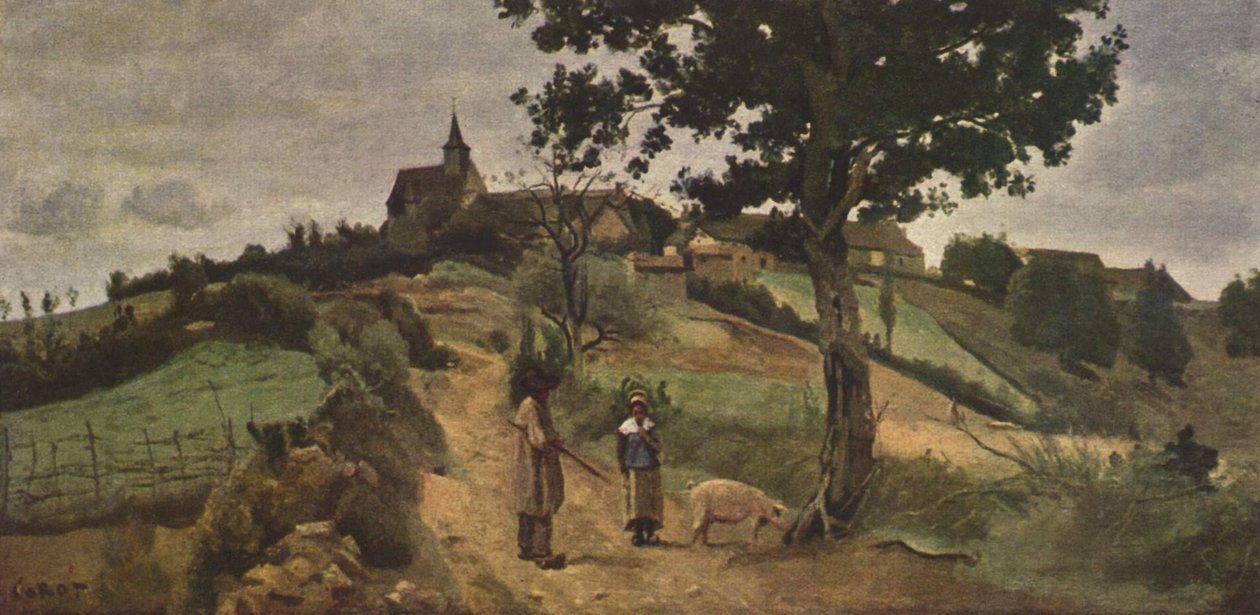St-André-en-Morvan od Jean Baptiste Camille Corot
