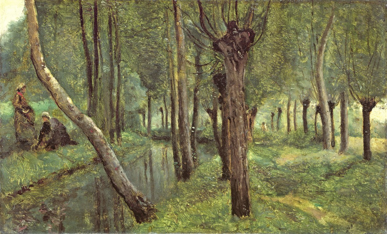 Dyke, kolem roku 1865 od Jean Baptiste Camille Corot