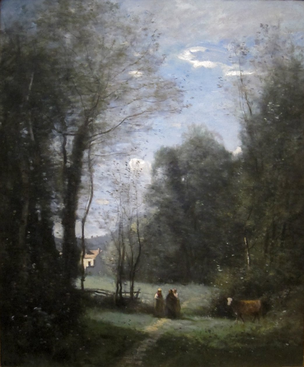 Maison Blanche de Sevres od Jean Baptiste Camille Corot