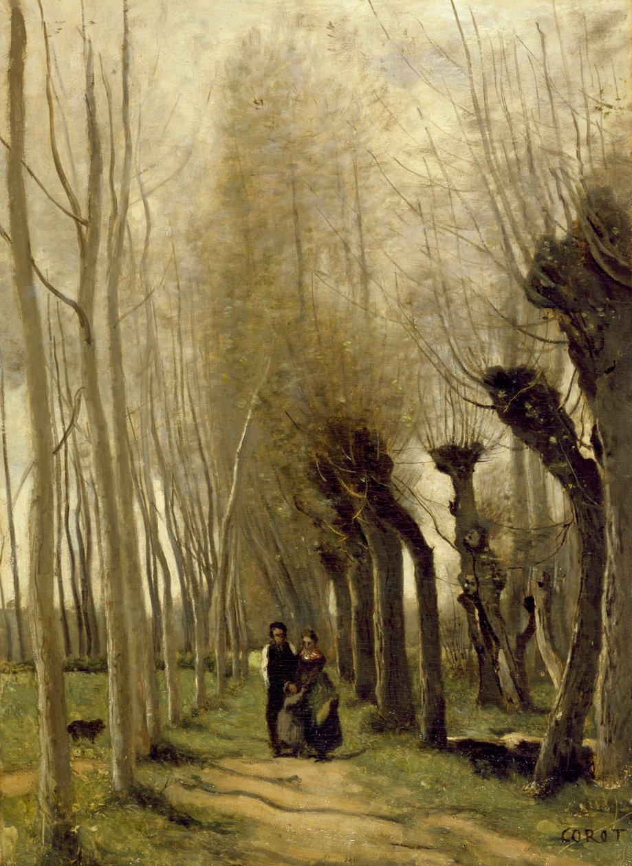 Vrby z Marisselu od Jean Baptiste Camille Corot