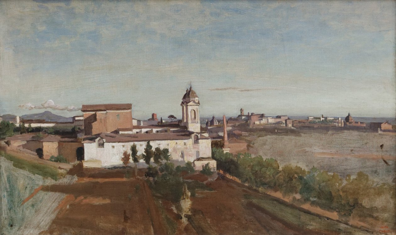Trinità dei Monti od Jean Baptiste Camille Corot