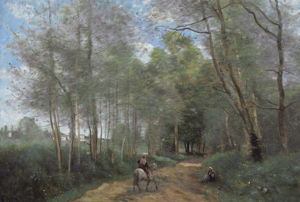 Město Avray od Jean Baptiste Camille Corot
