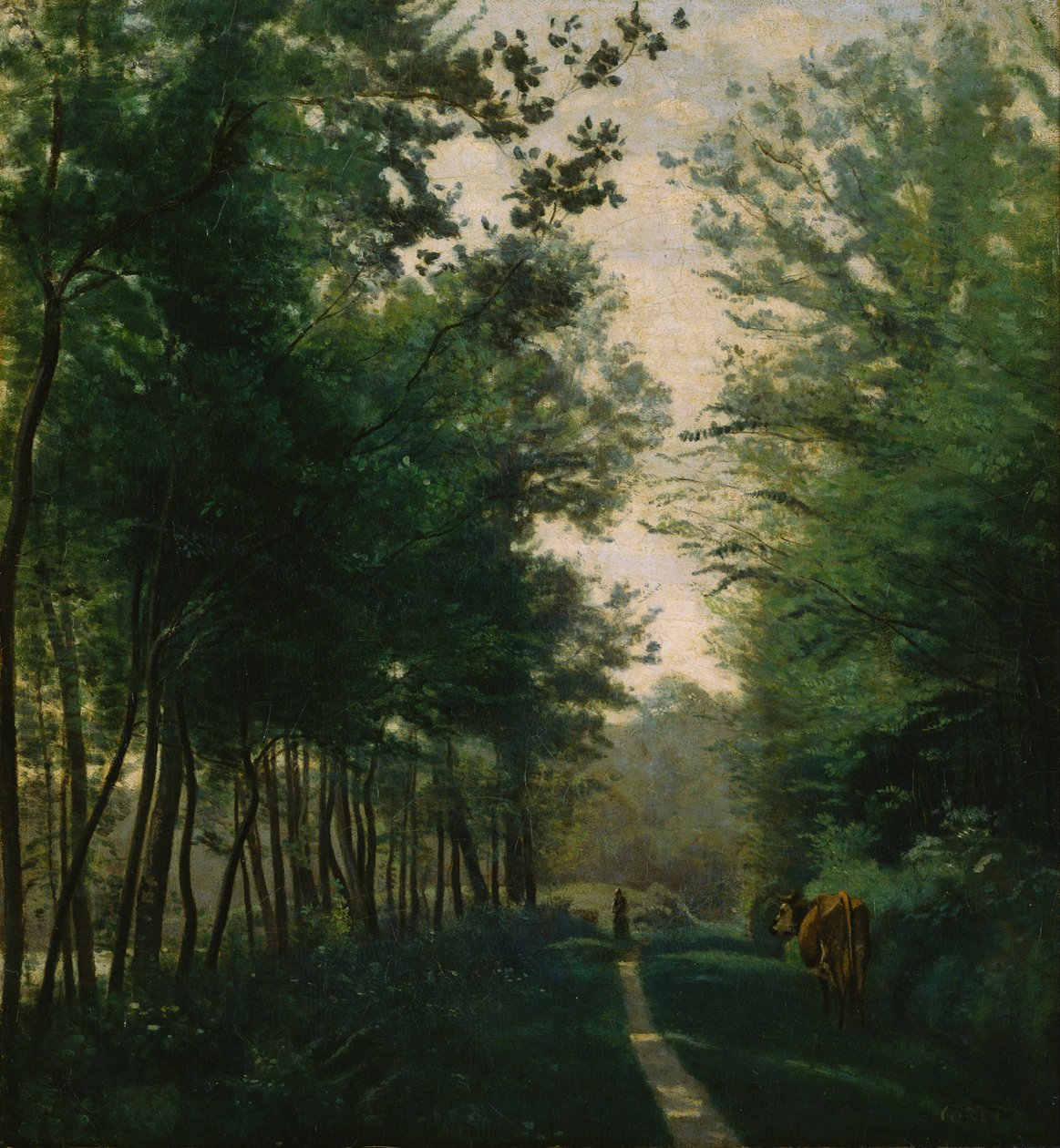 Město Avray od Jean Baptiste Camille Corot