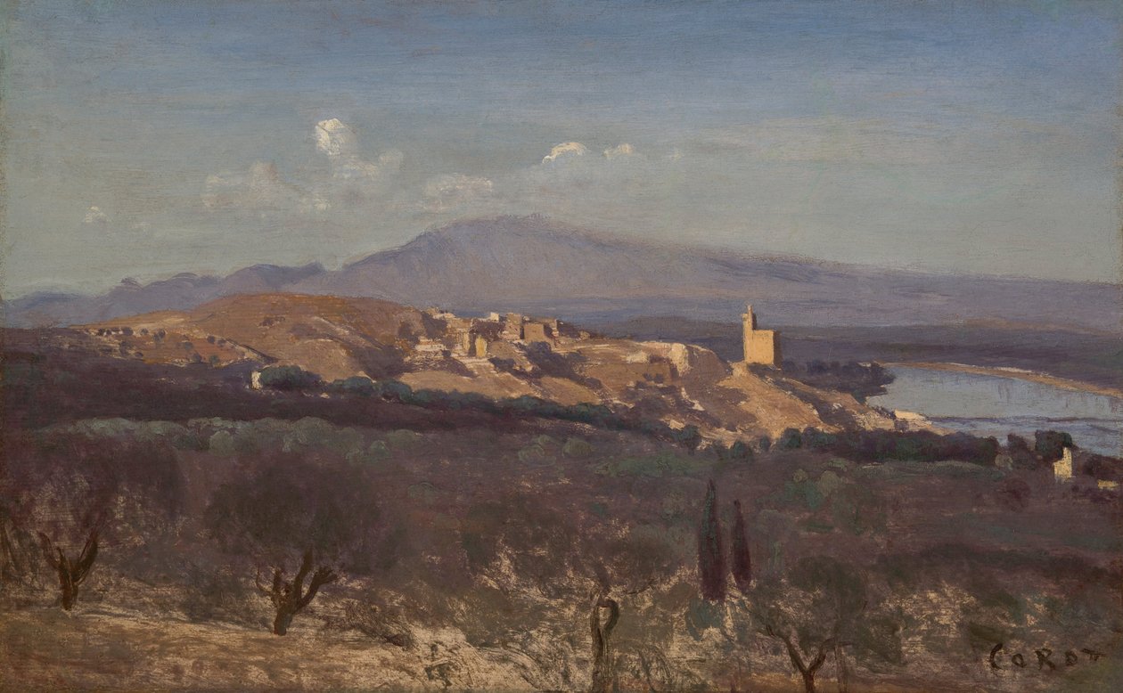 Villeneuve-les-Avignon od Jean Baptiste Camille Corot