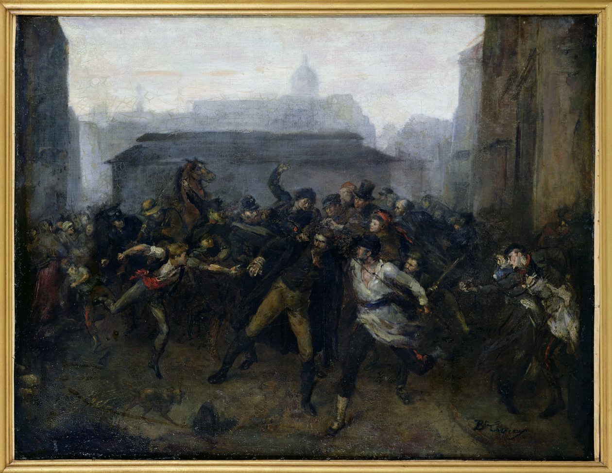 Špión, Epizoda obléhání Paříže, 1871 od Jean Baptiste Carpeaux