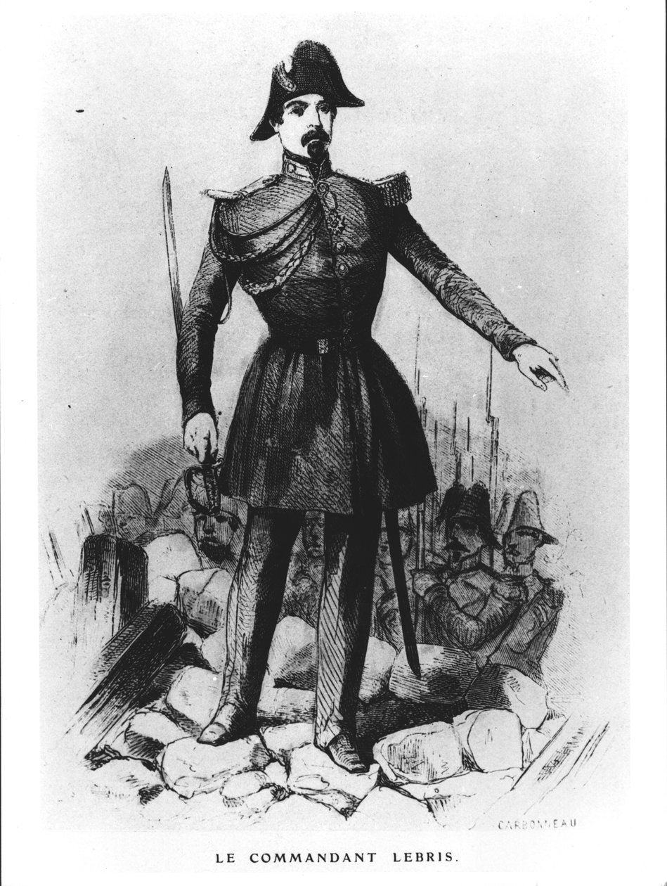 Velitel Lebris, kolem roku 1848 od Jean Baptiste Charles Carbonneau